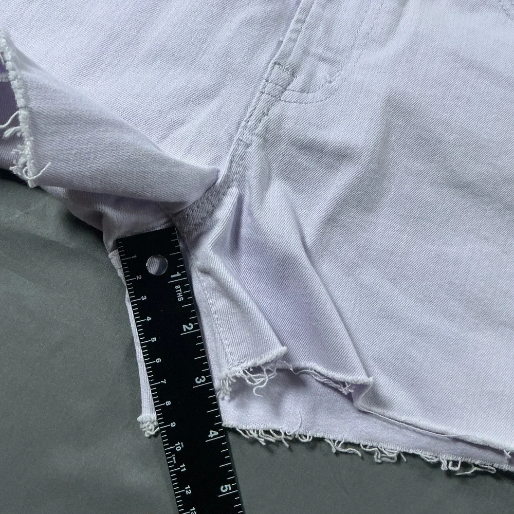 Gap Denim Womens High Rise 3 Inch Short Lavender Purple Stretch Size 29 NWT